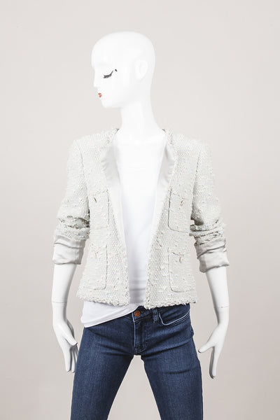 Knit Sequin Detail Jacket