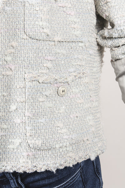 Knit Sequin Detail Jacket