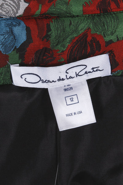 Floral Print Silk Jacket