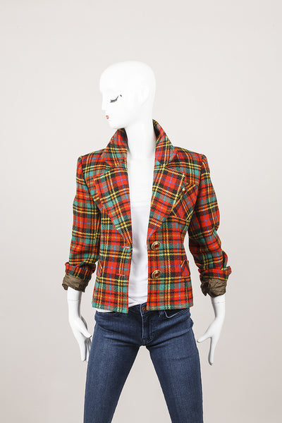 Variation Plaid Jacket