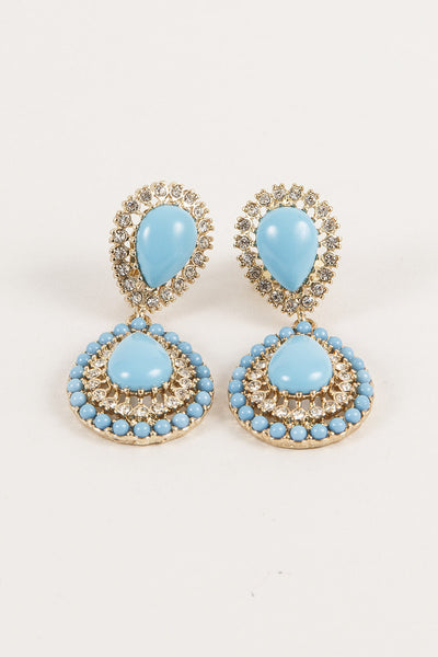 Turquoise Style Drop Earrings