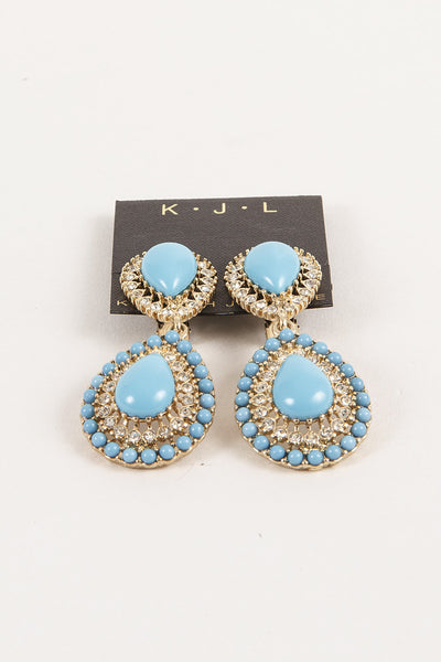 Turquoise Style Drop Earrings