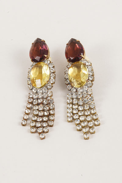 Chandelier Rhinestone Earrings