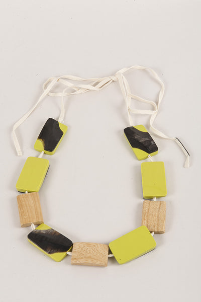 Wood and Resin Necklace