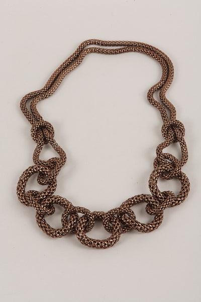 Large Link Mesh Necklace