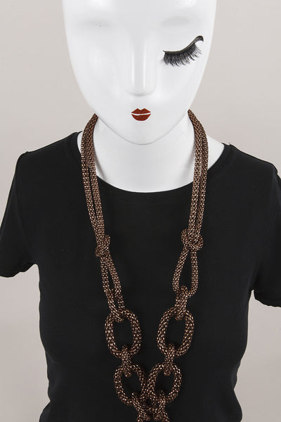 Large Link Mesh Necklace